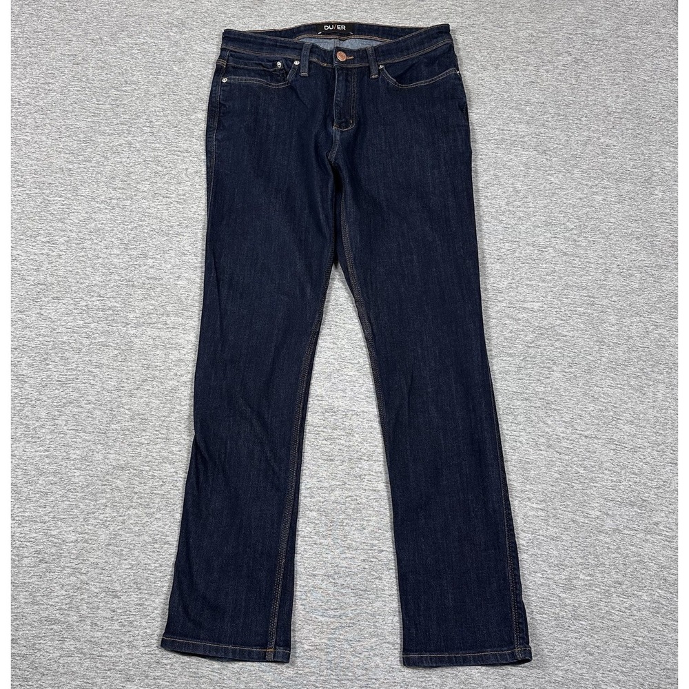 DU/ER Men's Relaxed Dark Indigo Jeans - Classic Comfort